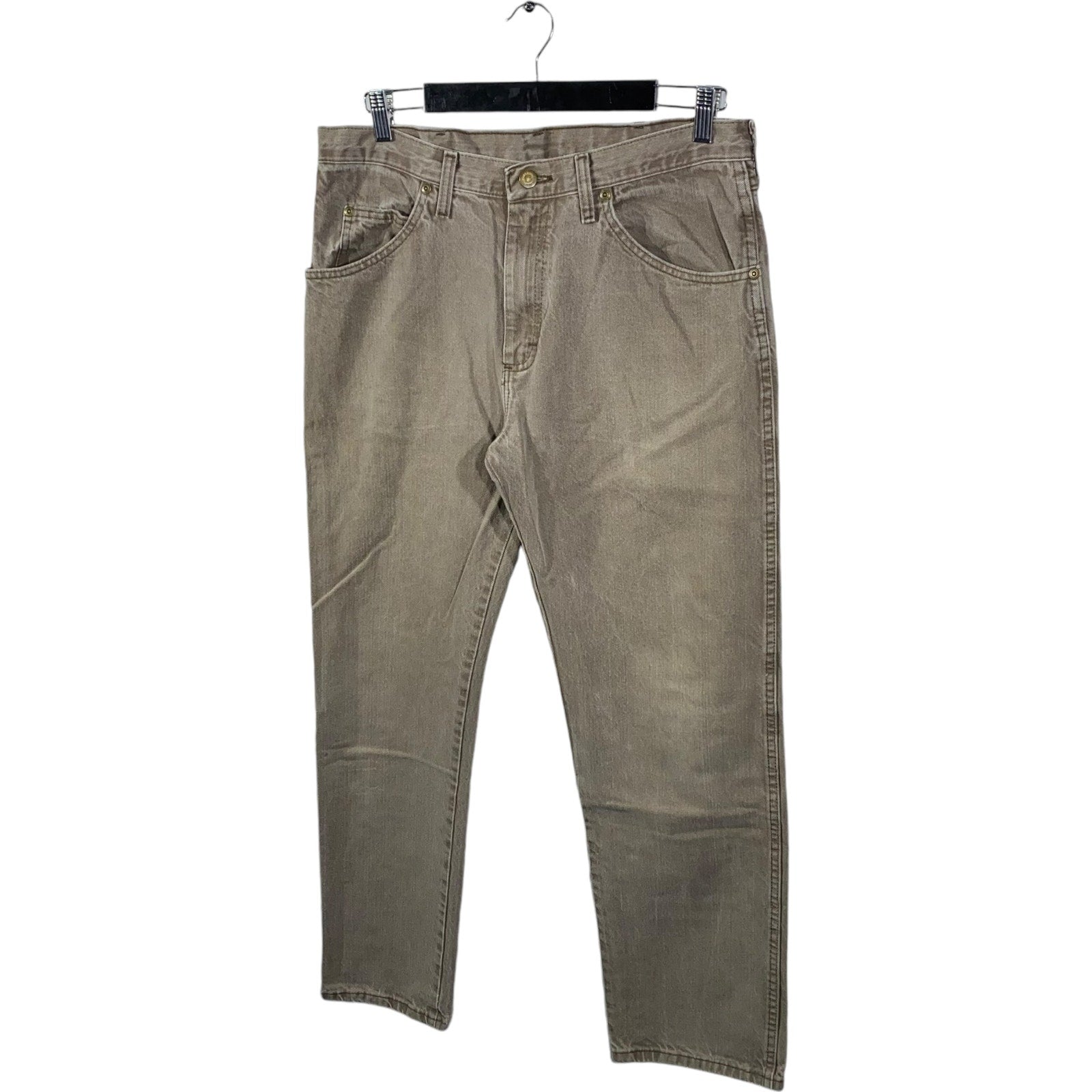 Collection of Wrangler Denim Straight Leg Jeans in a gallery layout