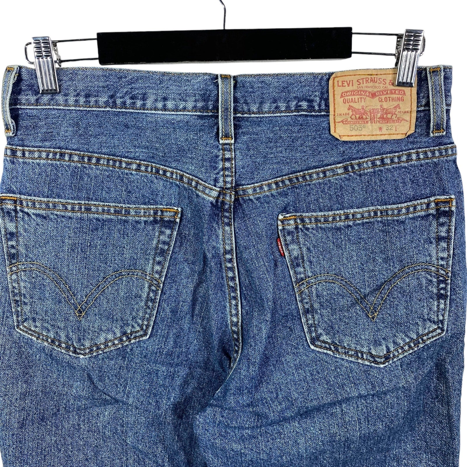 Collection of Levi's 505 Denim Shorts in a gallery layout