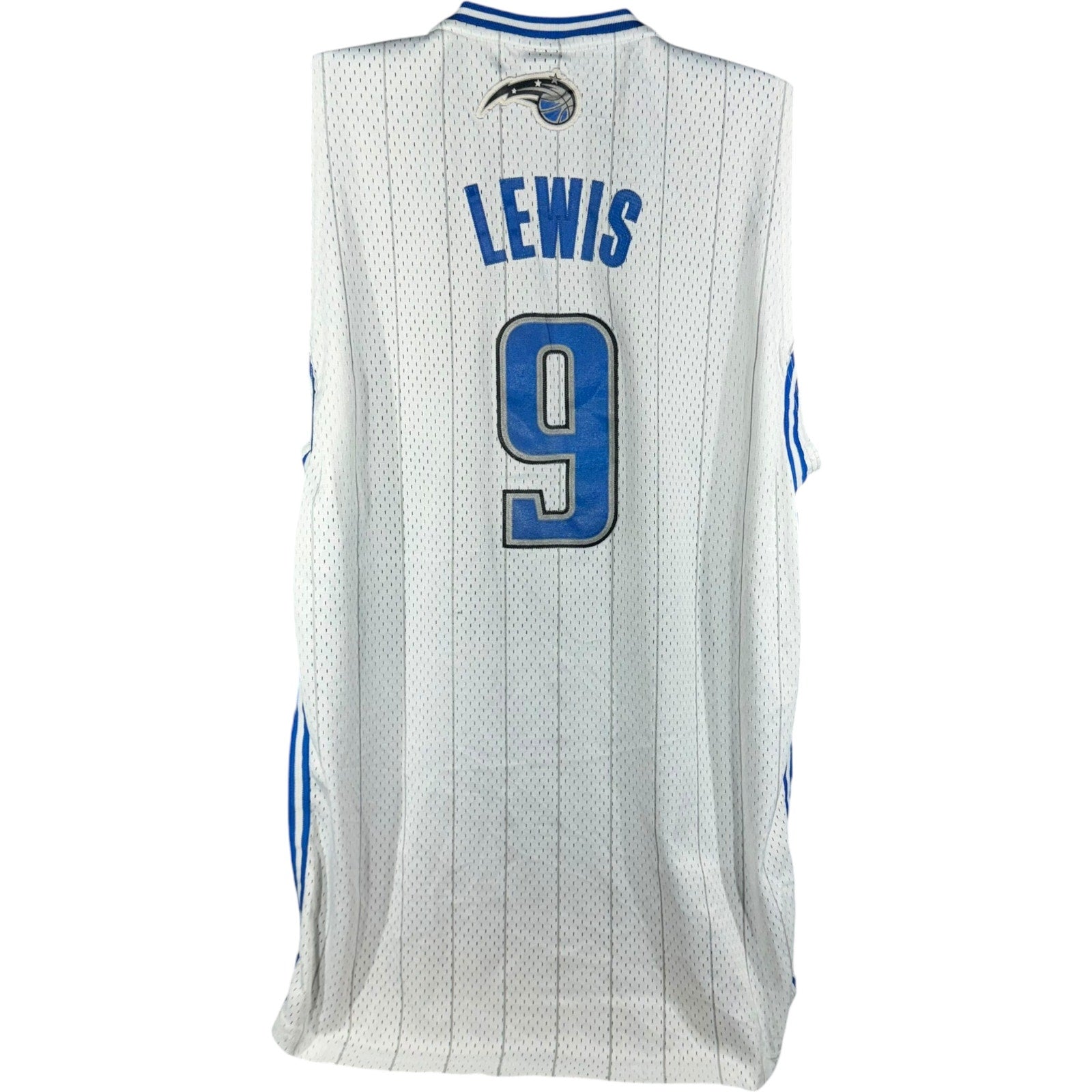 Collection of Adidas Orlando Magic Rashard Lewis #9 NBA Jersey in a gallery layout