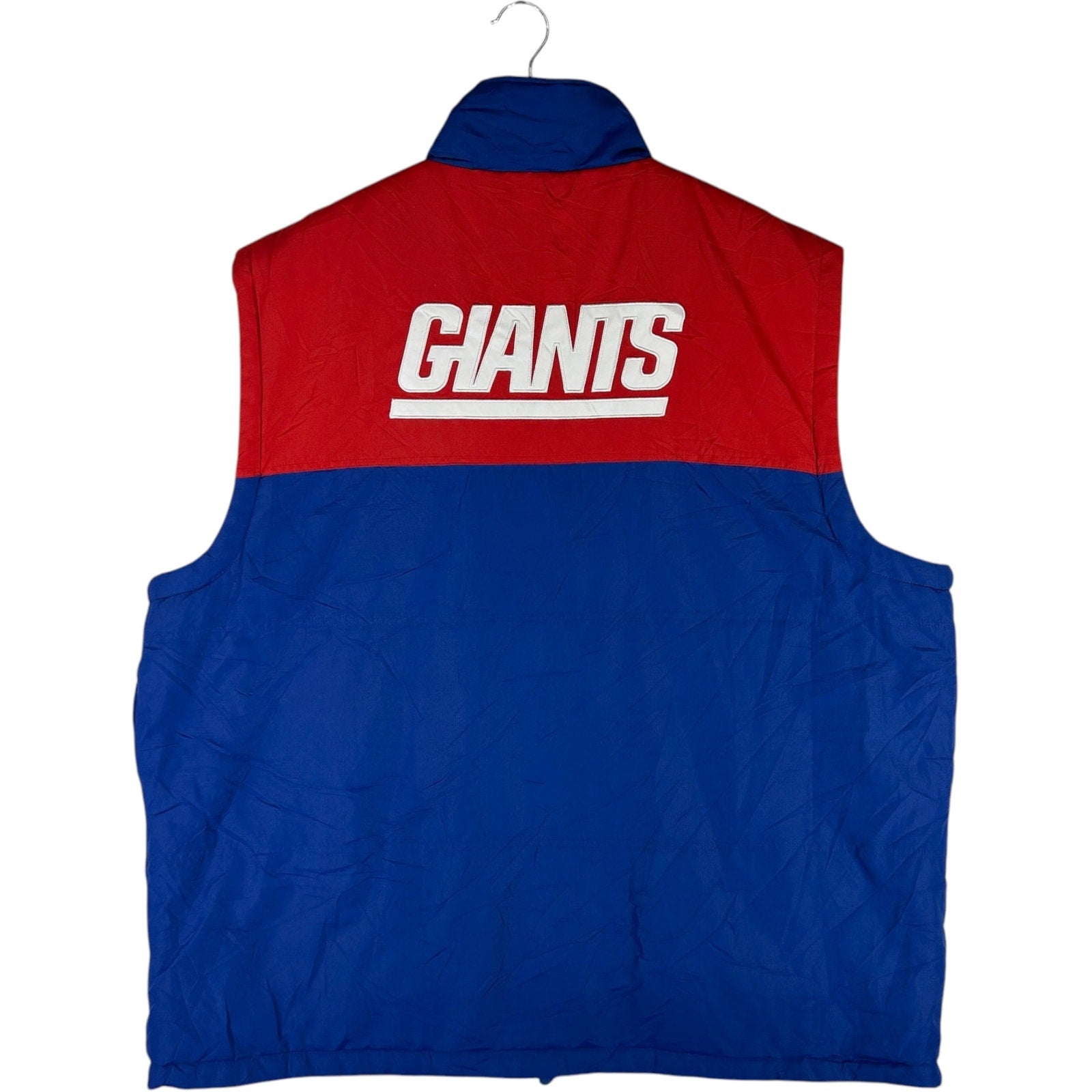 Collection of NFL New York Giants Reversible Full-Zip Vest in a gallery layout