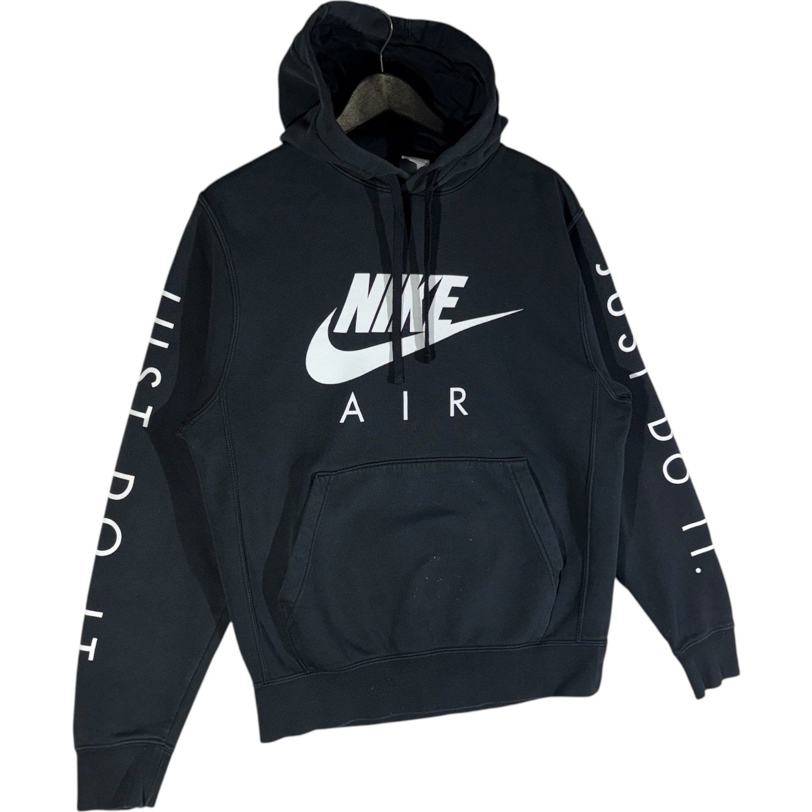 Collection of Nike Swoosh Large Chest Logo Hoodie in a gallery layout