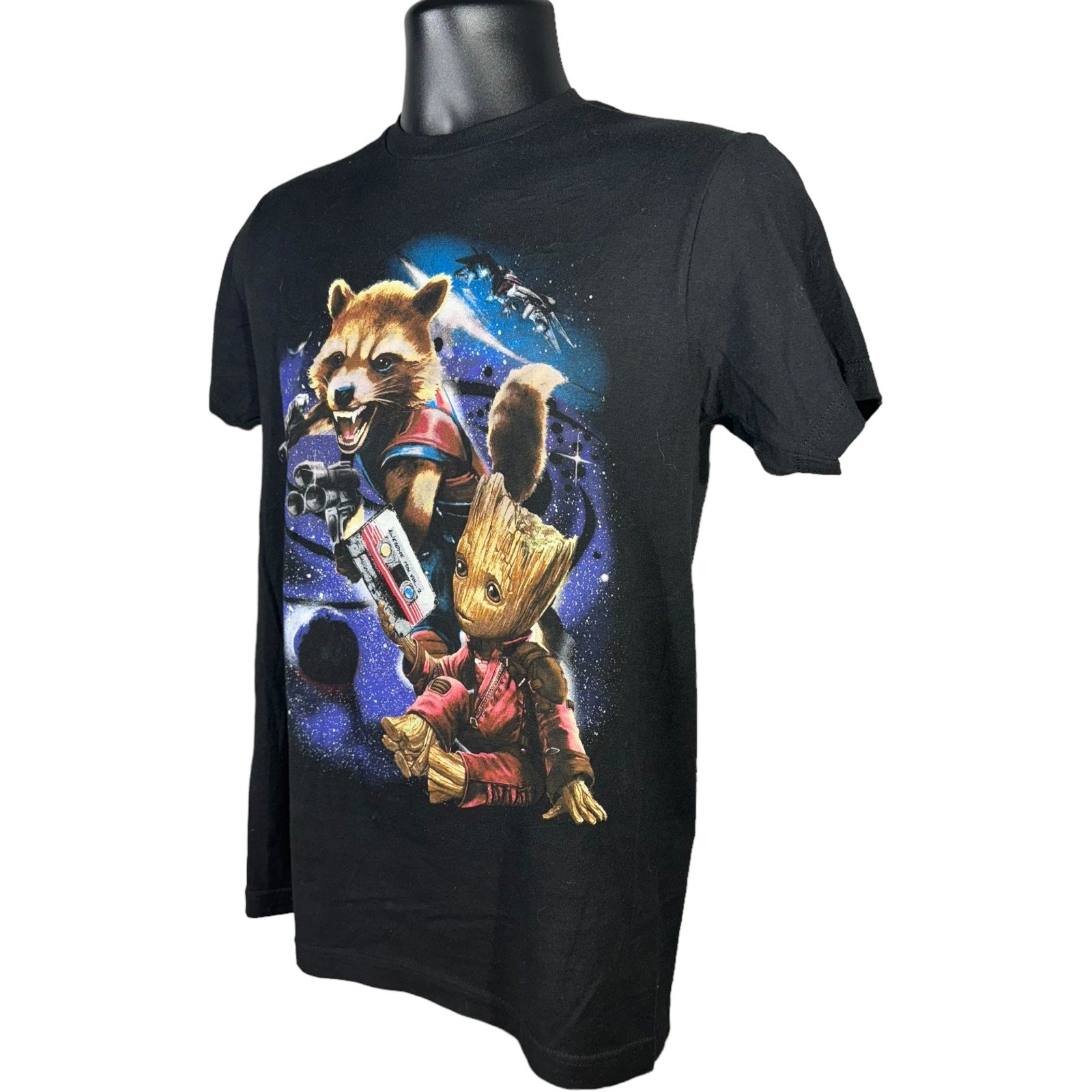 Collection of MARVEL Guardians Of The Galaxy Rocket & Groot Tee in a gallery layout