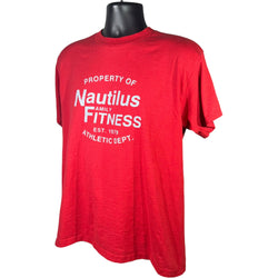 Collection of "Property Of Nautilus Fitness Tee" in a gallery layout