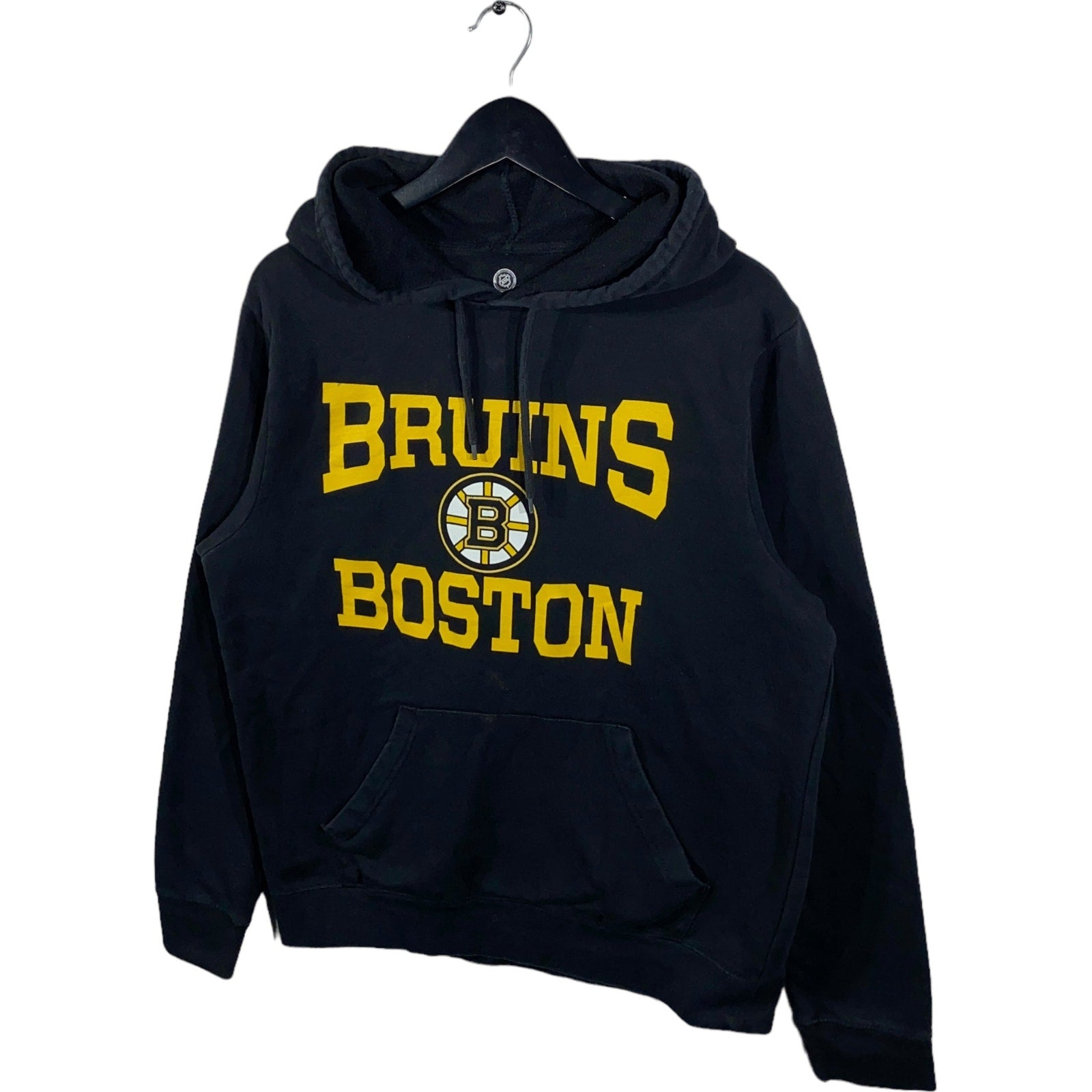 Collection of Boston Bruins Logo NHL Hoodie in a gallery layout