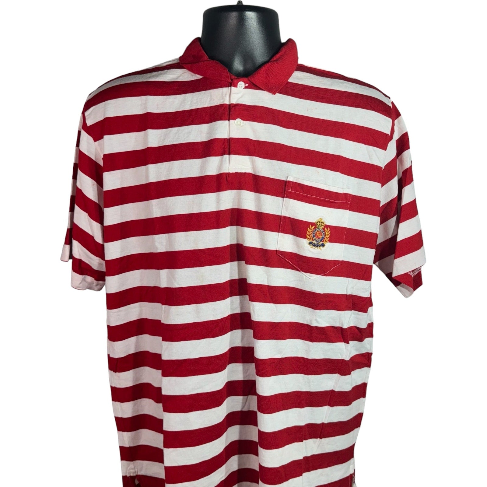 Collection of Polo Ralph Lauren Striped Short Sleeve Polo in a gallery layout