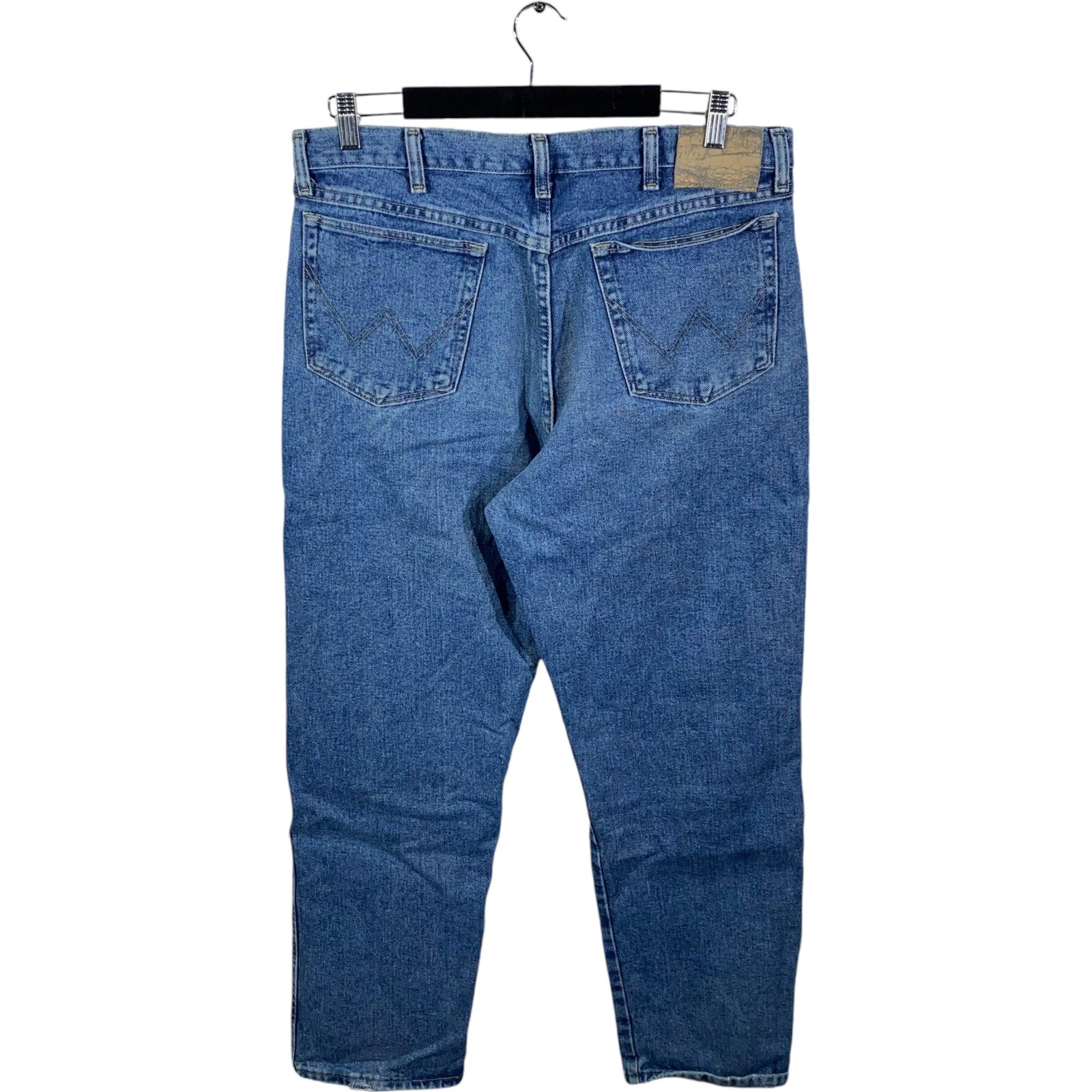 Collection of Wrangler Denim Straight Leg Jeans in a gallery layout