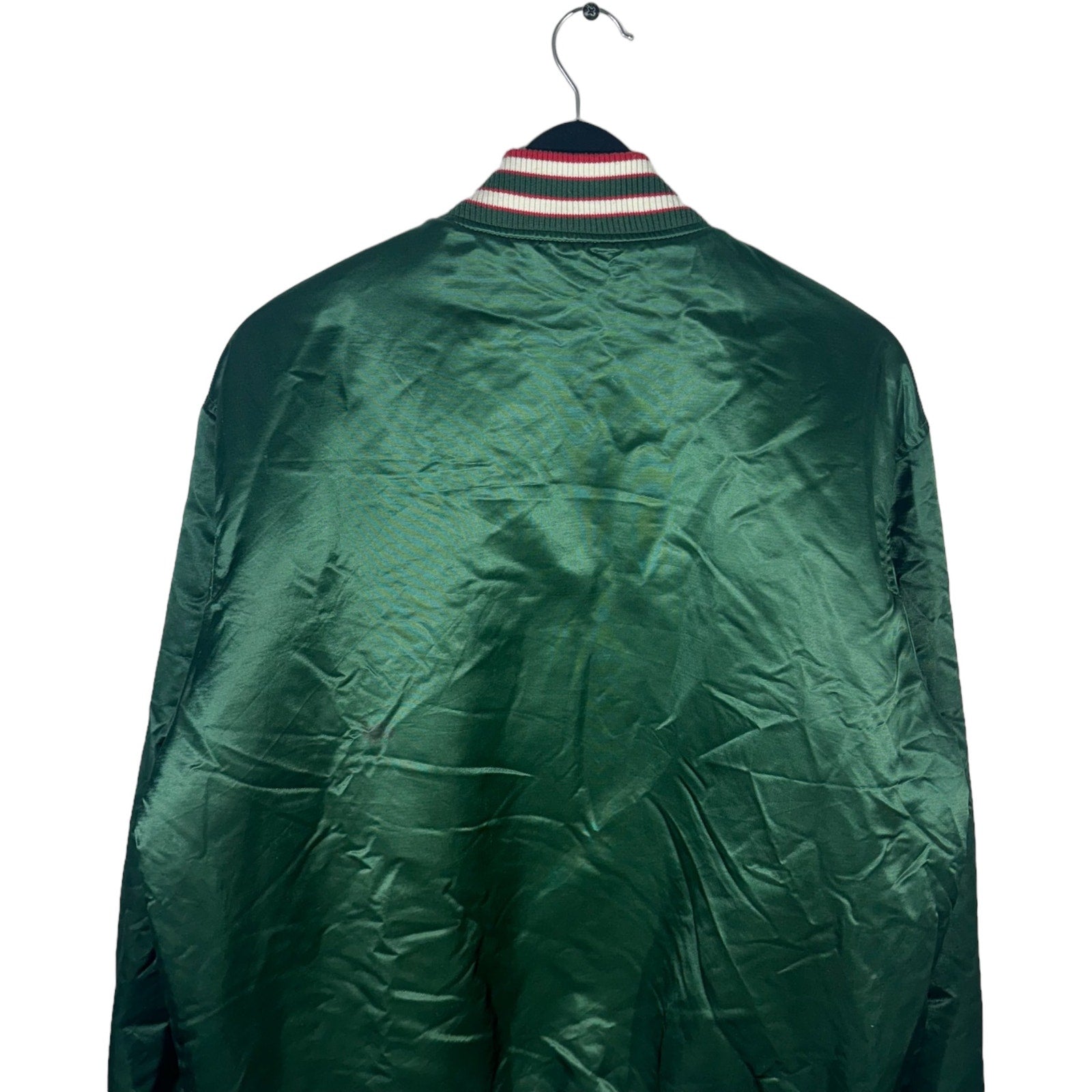 Collection of Wicks Satin Bomber Jacket in a gallery layout