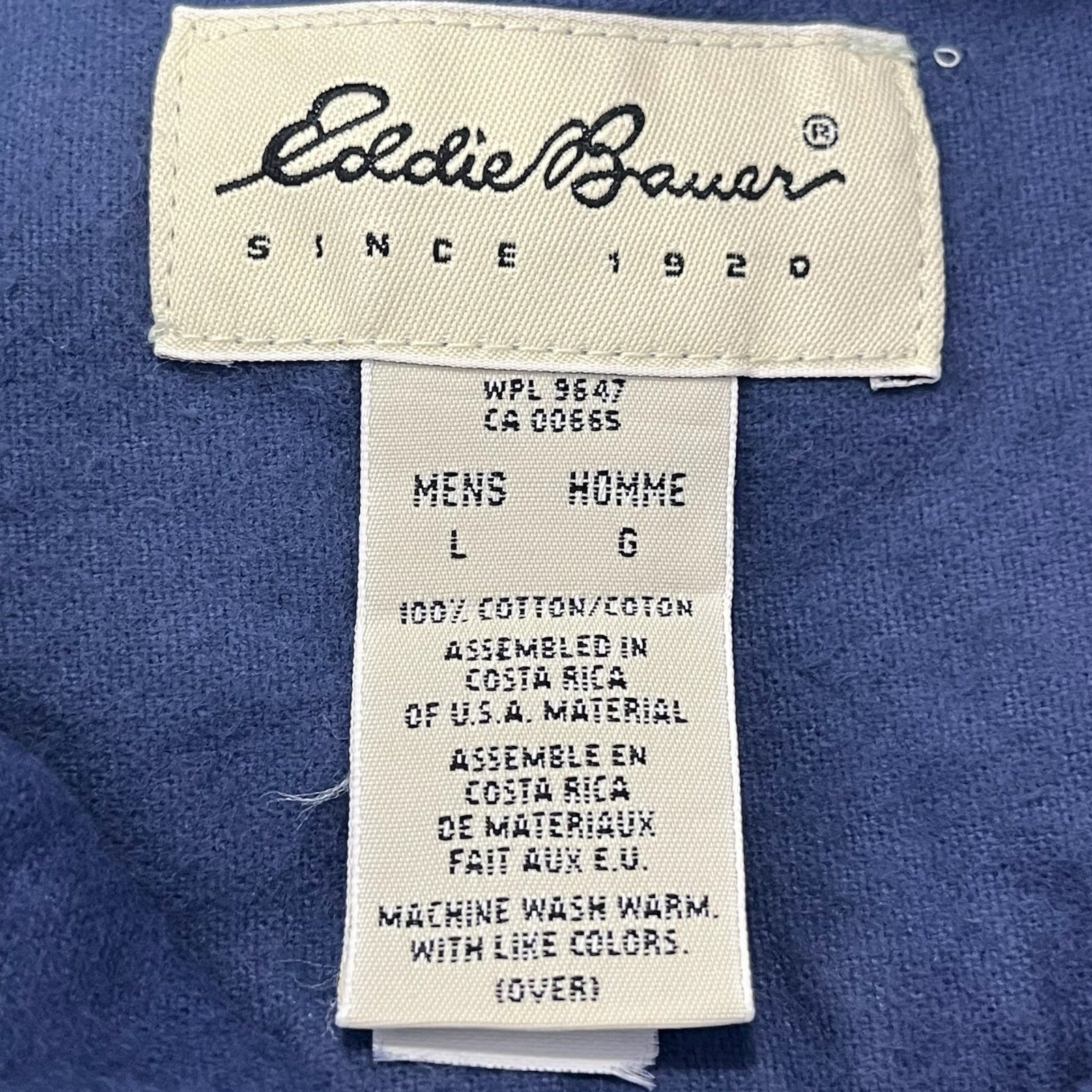 Collection of Eddie Bauer Long Sleeve Button Up in a gallery layout