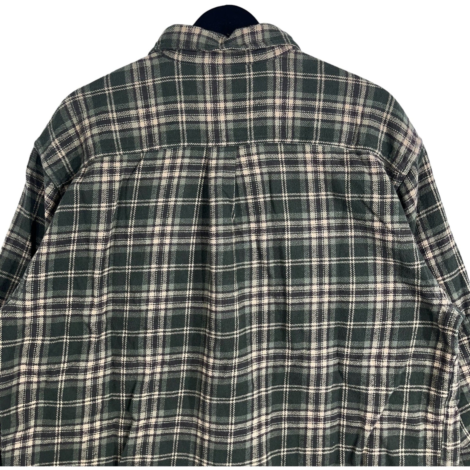 Collection of Carhartt Plaid Long Sleeve Flannel in a gallery layout