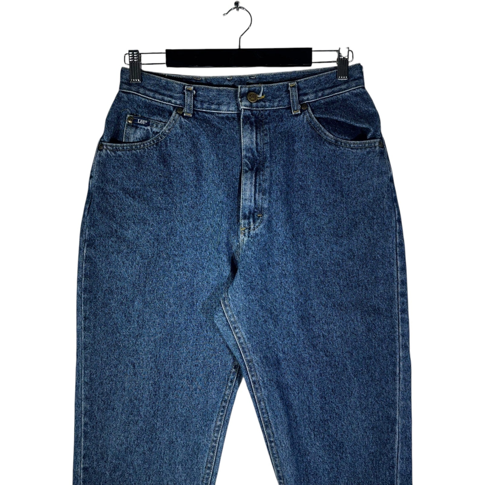 Collection of Vintage Lee Denim Straight Leg Jeans 29x23 in a gallery layout
