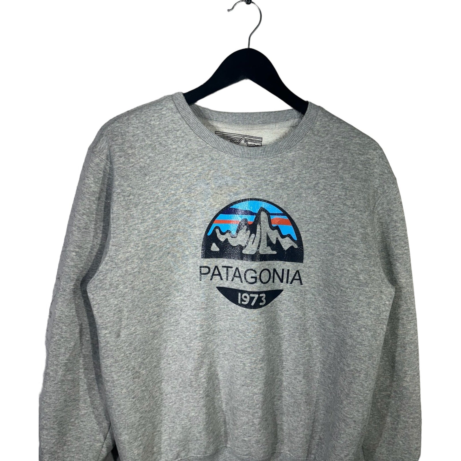 Collection of Patagonia Mountain Logo Crewneck in a gallery layout