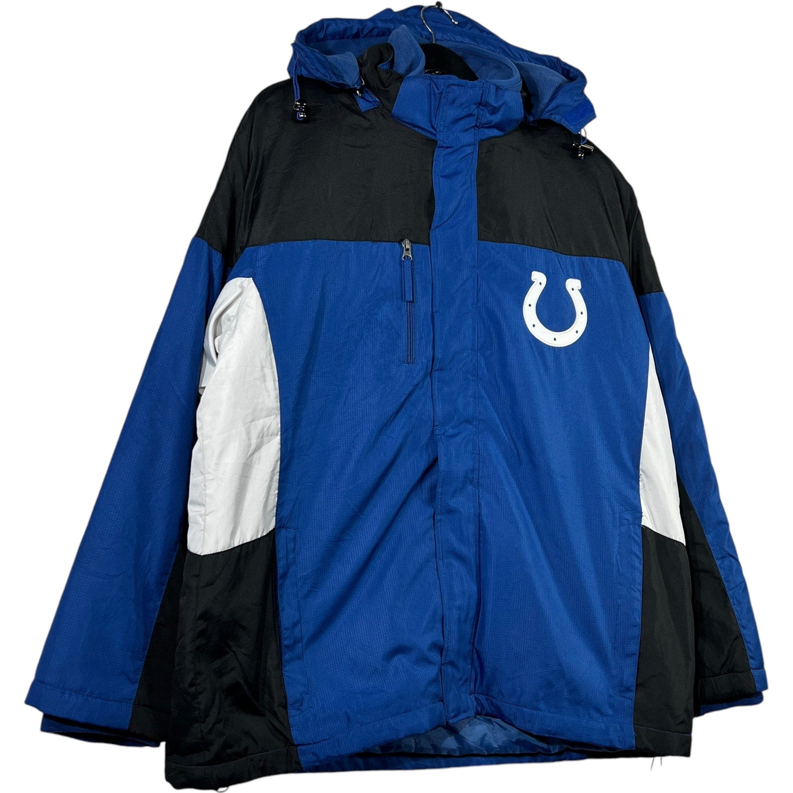 Collection of NFL Indianapolis Colts Full Zip Hooded Jacket in a gallery layout