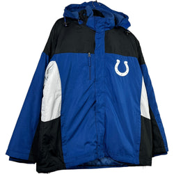 Collection of NFL Indianapolis Colts Full Zip Hooded Jacket in a gallery layout