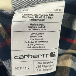 Collection of Carhartt Original Fit Plaid Long Sleeve Flannel in a gallery layout