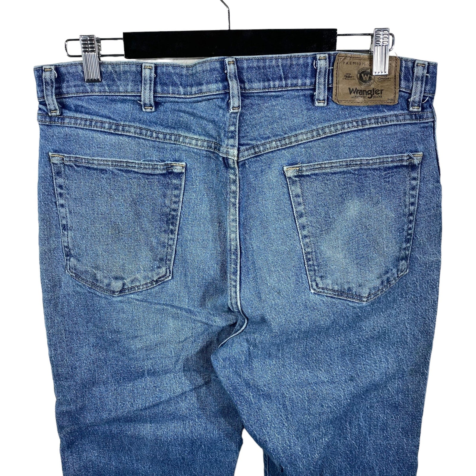 Collection of Wrangler Zip Fly Straight Leg Denim Pants in a gallery layout