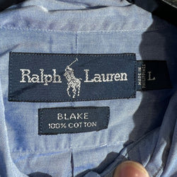 Collection of Ralph Lauren Blake Long Sleeve Button Down Dress Shirt in a gallery layout