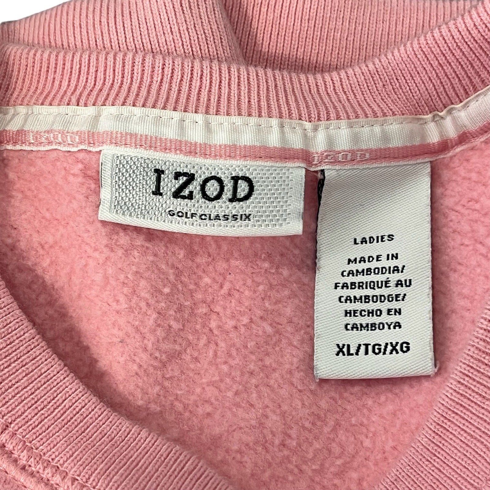 Collection of Women's IZOD Pullover Crewneck in a gallery layout