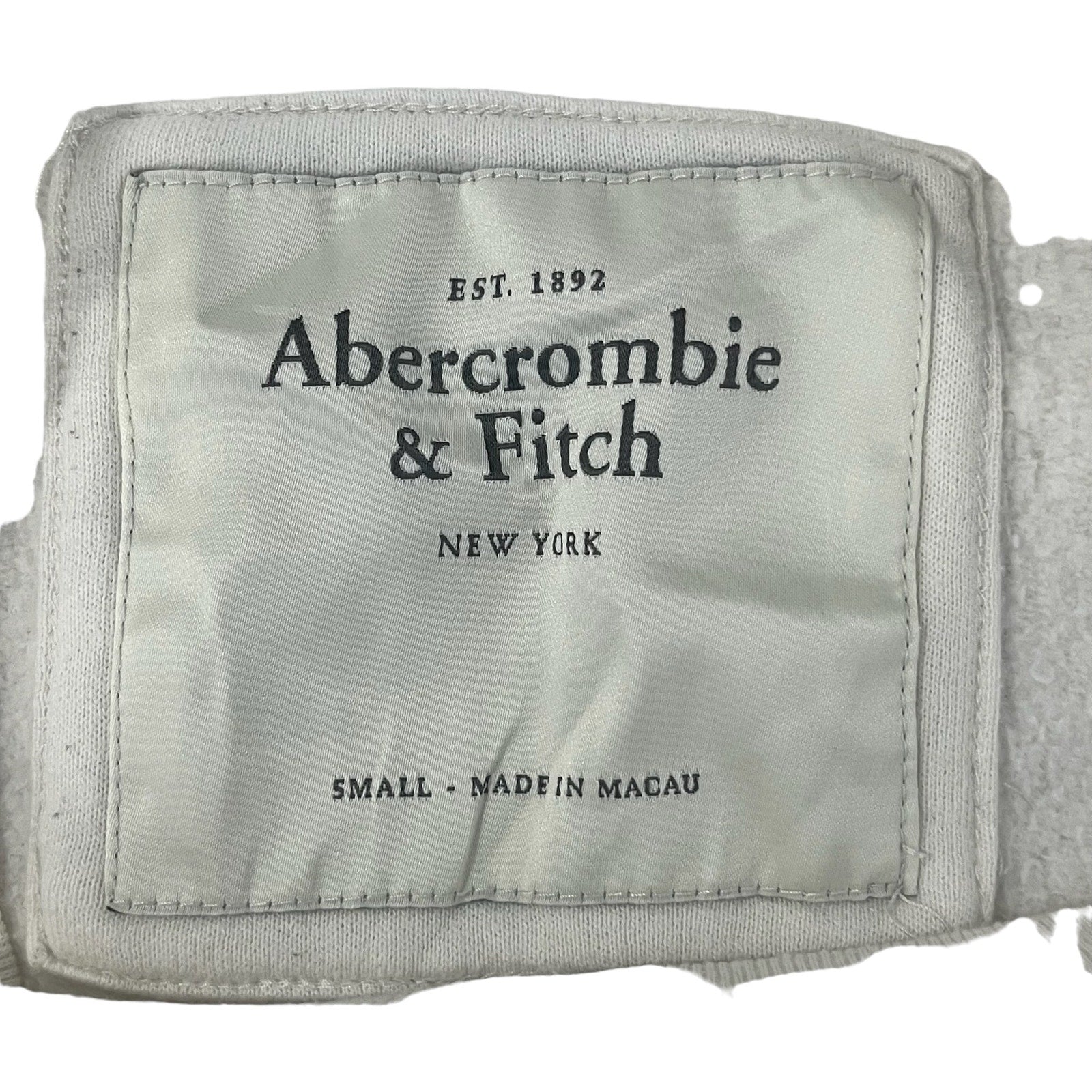 Collection of Women's Abercrombie & Fitch Spellout Crewneck in a gallery layout