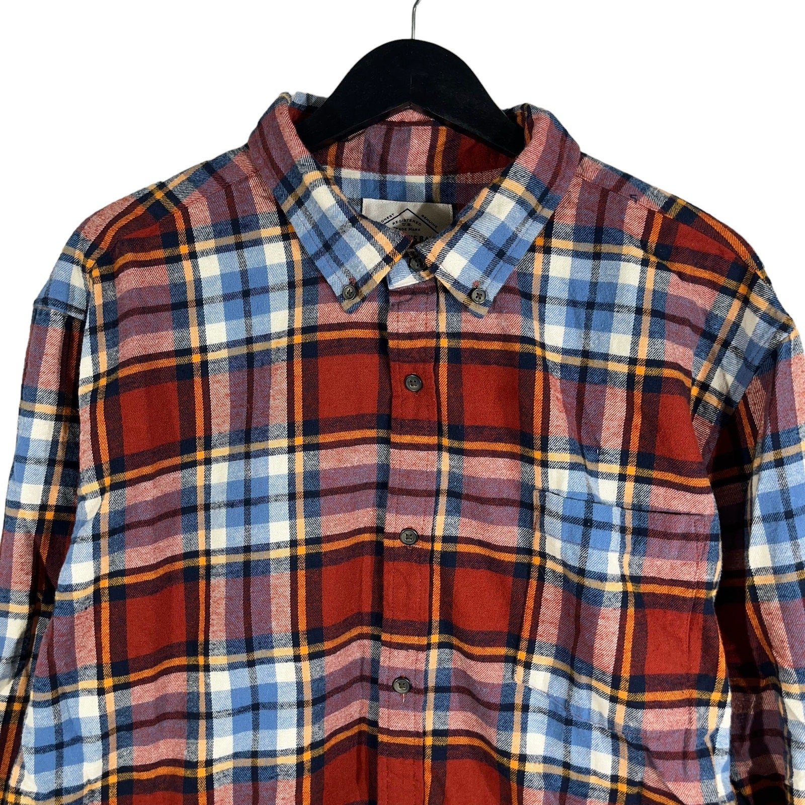 Collection of St. Johns Bay Plaid Long Sleeve Flannel in a gallery layout