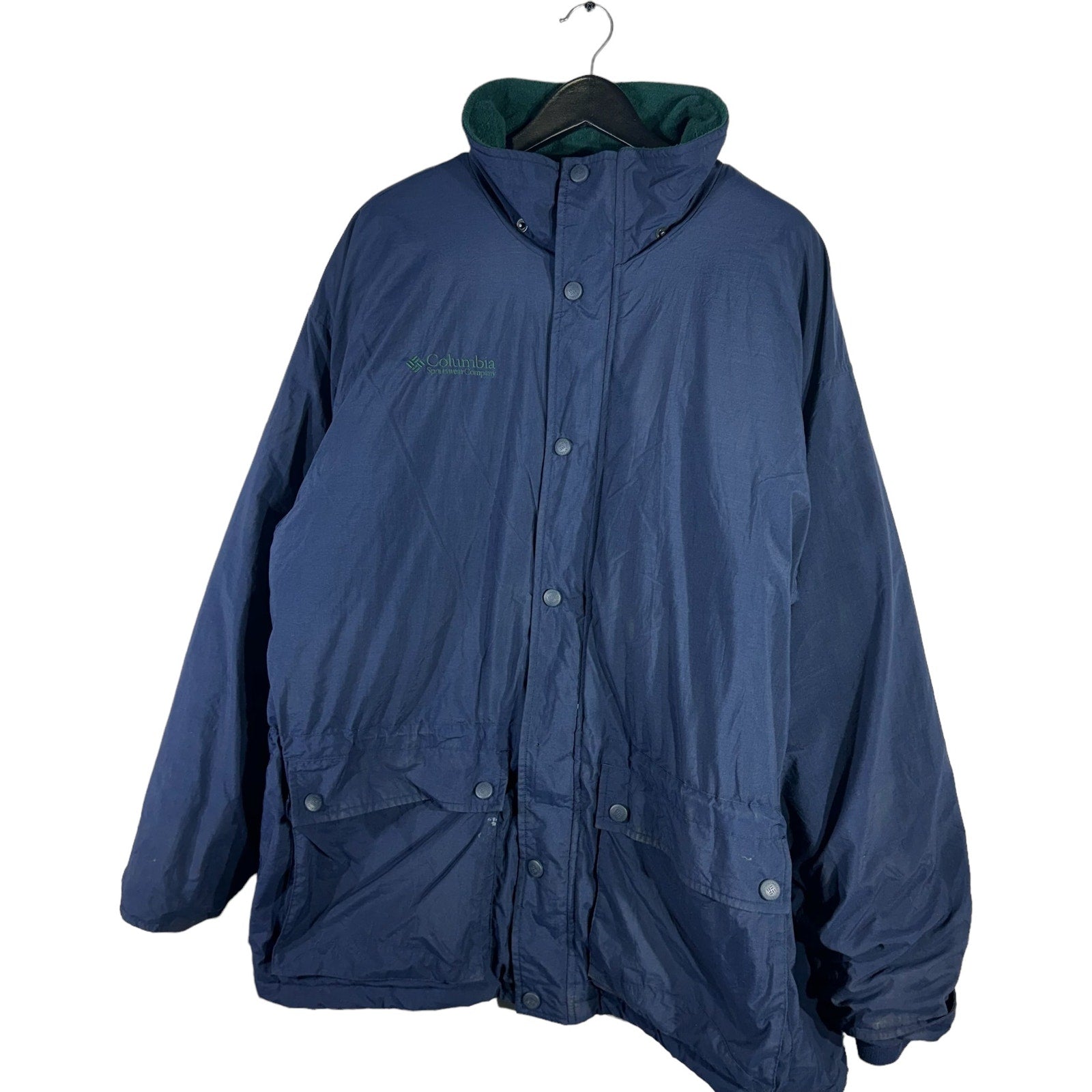 Collection of Columbia Button Down Puffer Jacket in a gallery layout