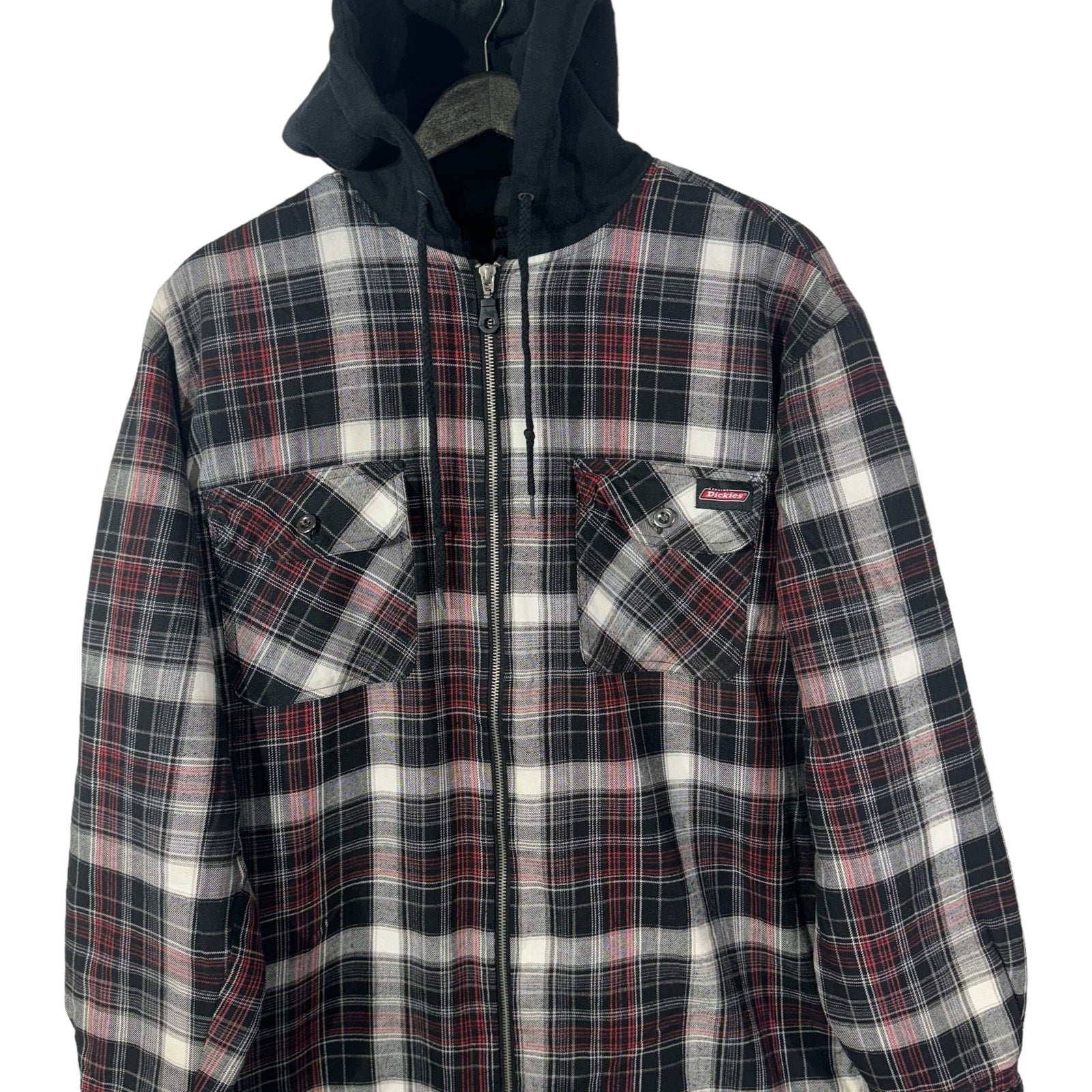 Collection of Hooded Long Sleeve Button Ups in a gallery layout