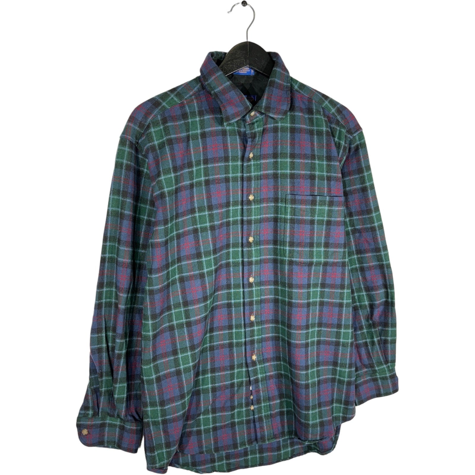 Collection of Pendleton Long Sleeve Plaid Flannel in a gallery layout