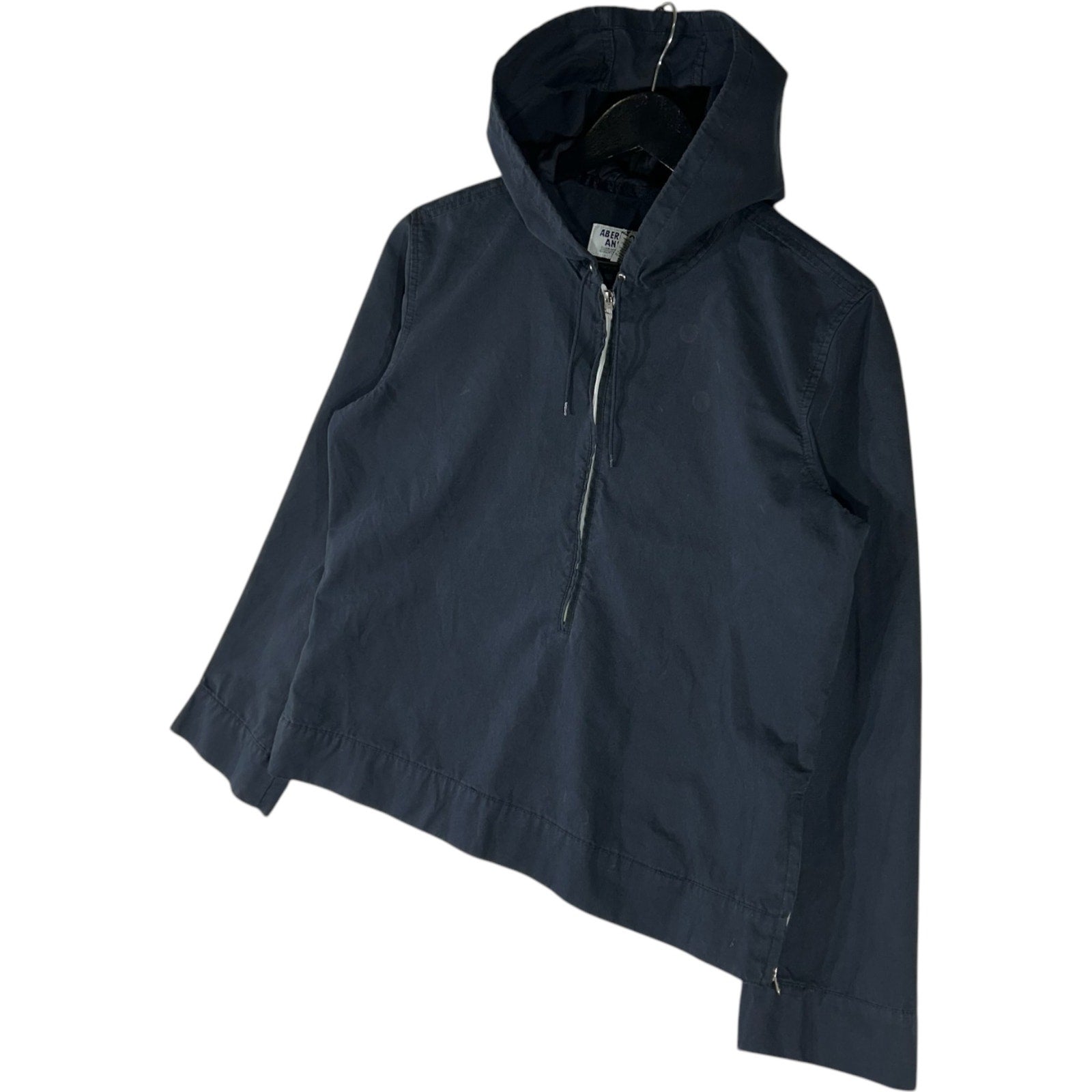 Collection of Vintage Womens Abercrombie And Fitch 1/4 Zip Hoodie in a gallery layout