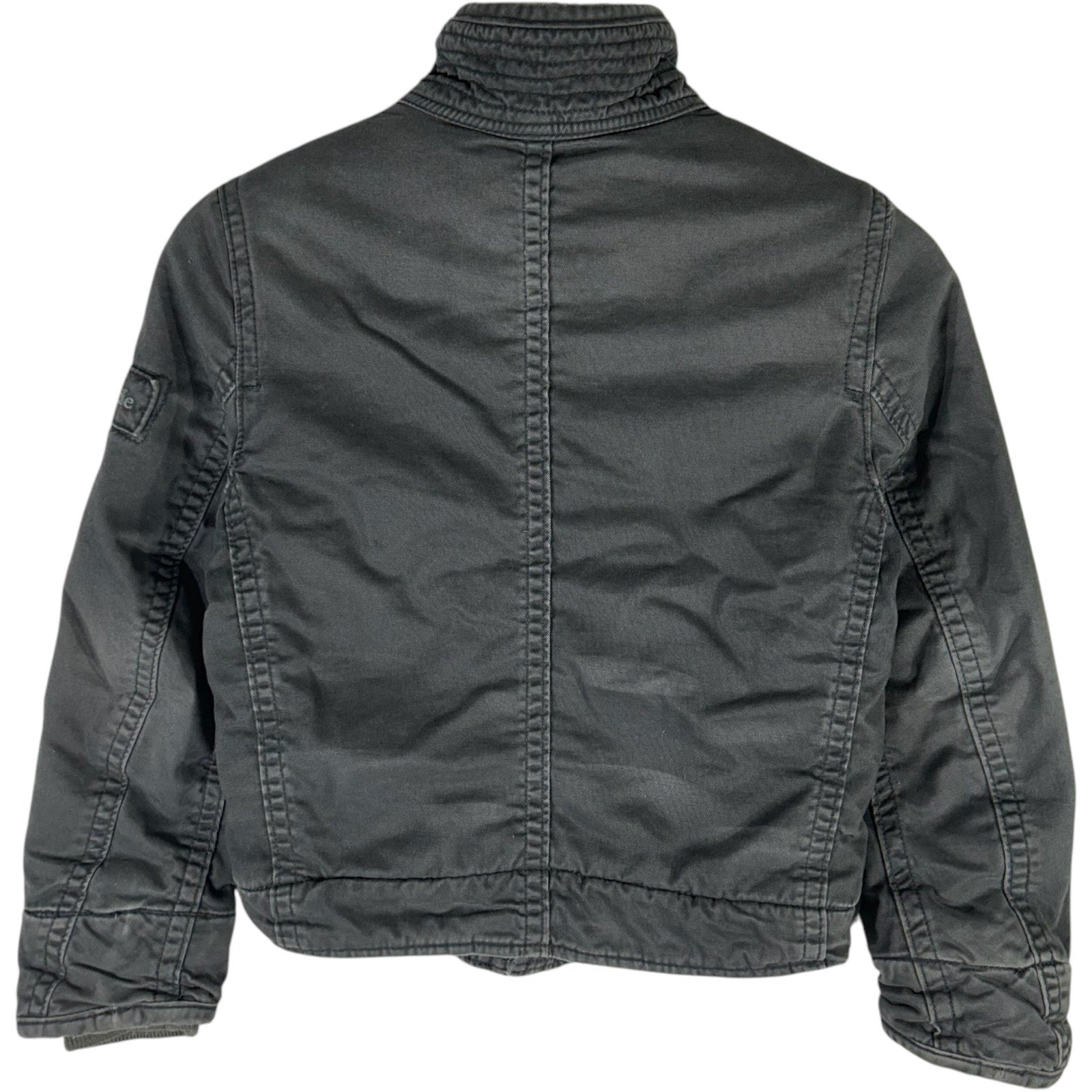 Collection of Women's Abercrombie Fur Lining Button-up Jacket in a gallery layout