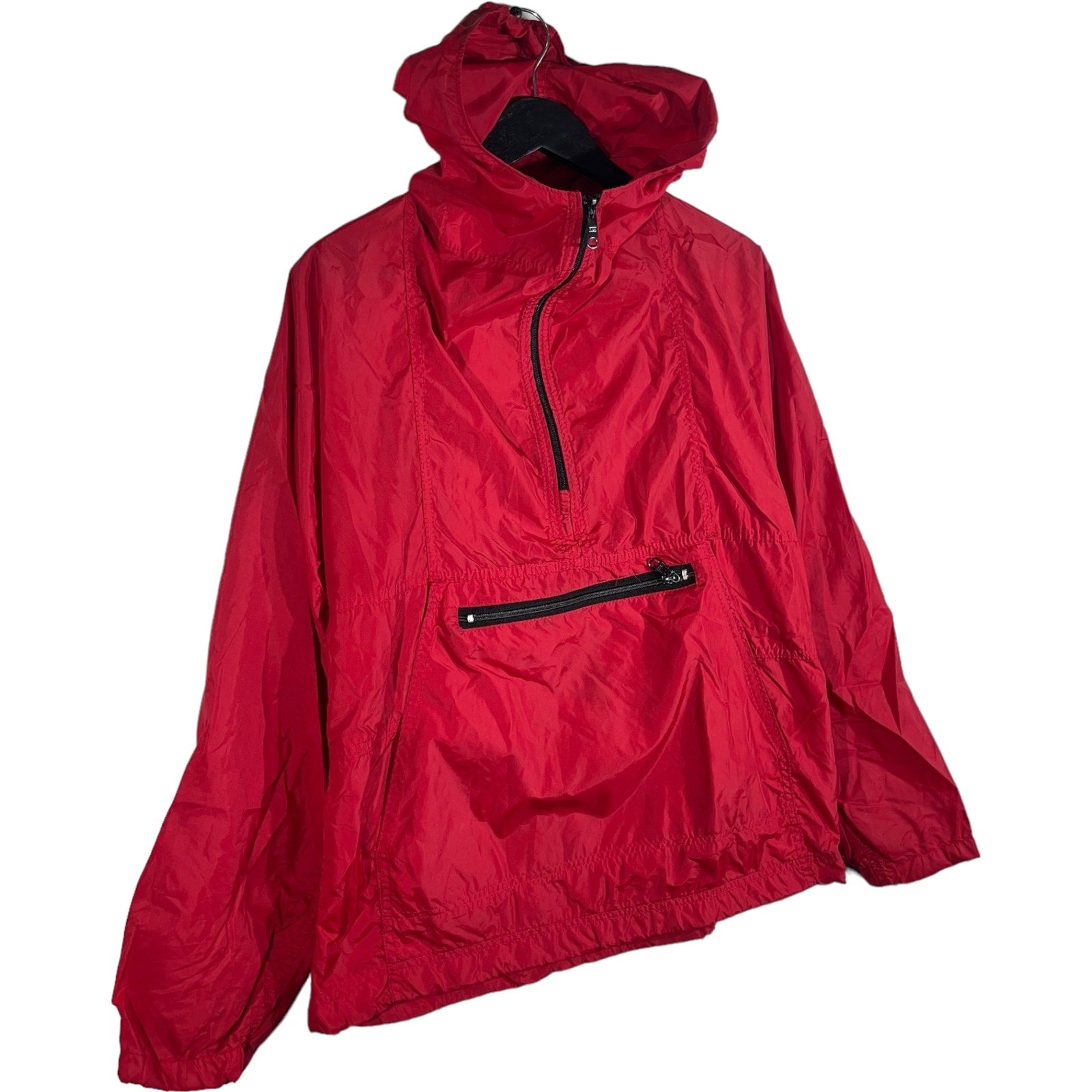 Collection of L.L. Bean 1/3 Zip Pullover Anorak Hoodie Nylon Jacket in a gallery layout