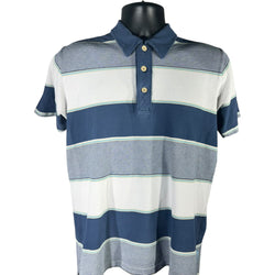 Collection of Abercrombie & Fitch Striped Short Sleeve Polo in a gallery layout