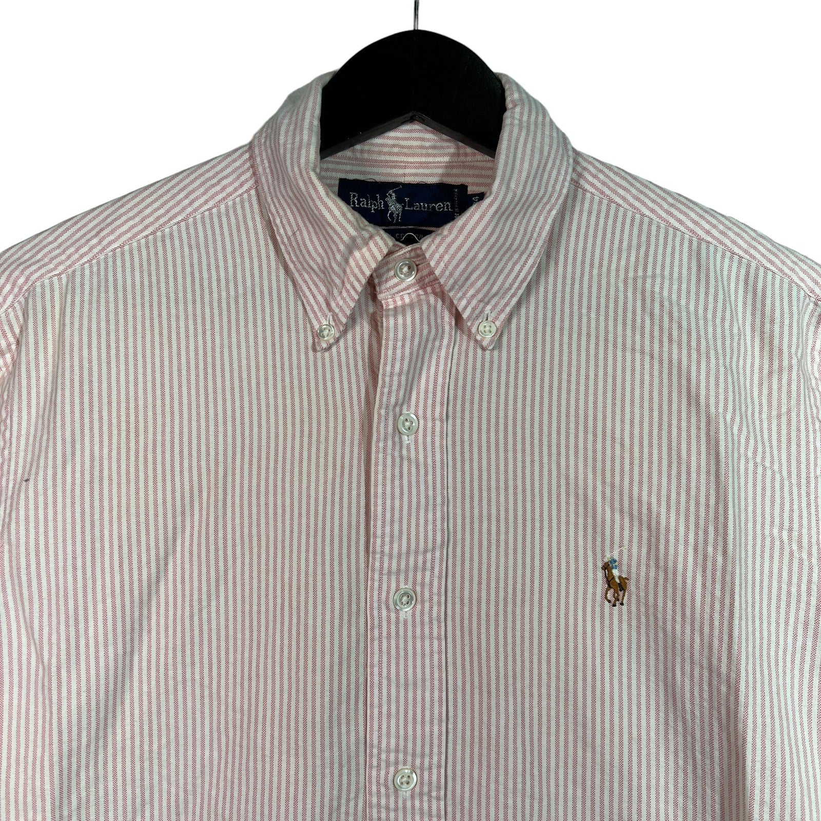 Collection of Vintage Polo Ralph Lauren Striped Button Down Dress Shirt in a gallery layout