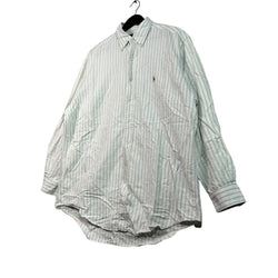 Collection of Vintage Polo Ralph Lauren Yarmouth Striped Button Down Dress Shirt in a gallery layout