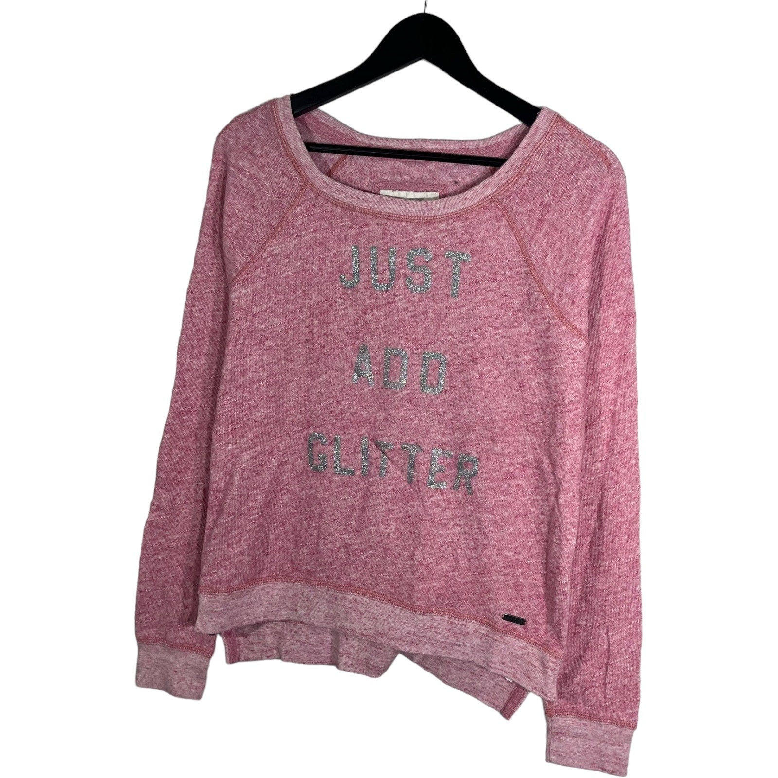 Collection of Women's Abercrombie & Fitch Glitter Crewneck in a gallery layout