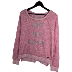 Collection of Women's Abercrombie & Fitch Glitter Crewneck in a gallery layout