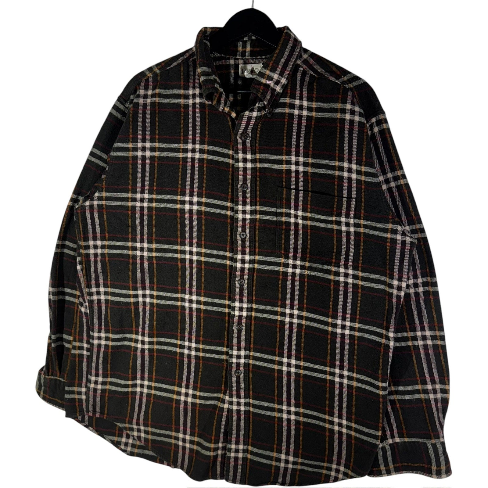 Collection of J. Crew Plaid Long Sleeve Button Up in a gallery layout