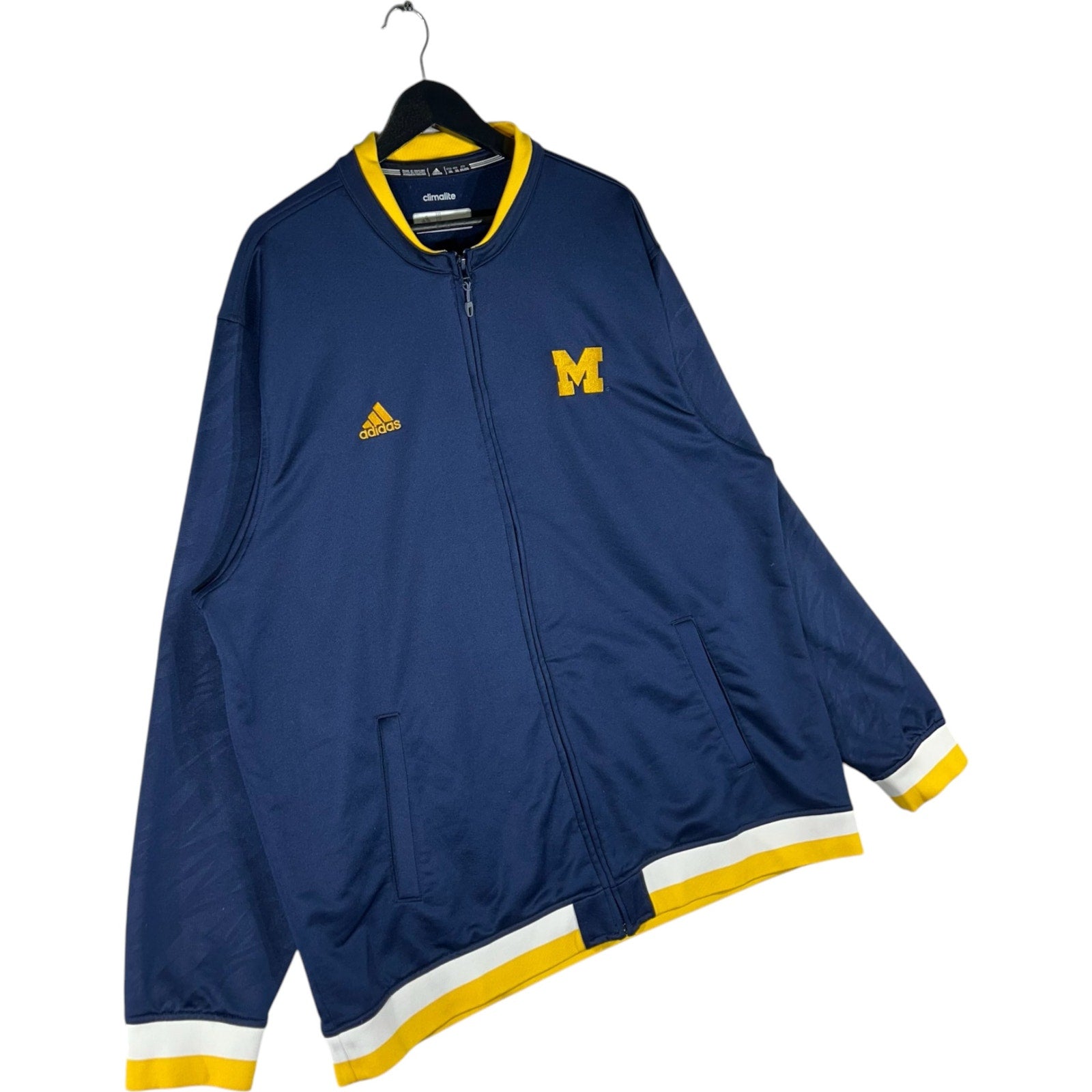 Collection of Adidas University Of Michigan Light Jacket in a gallery layout