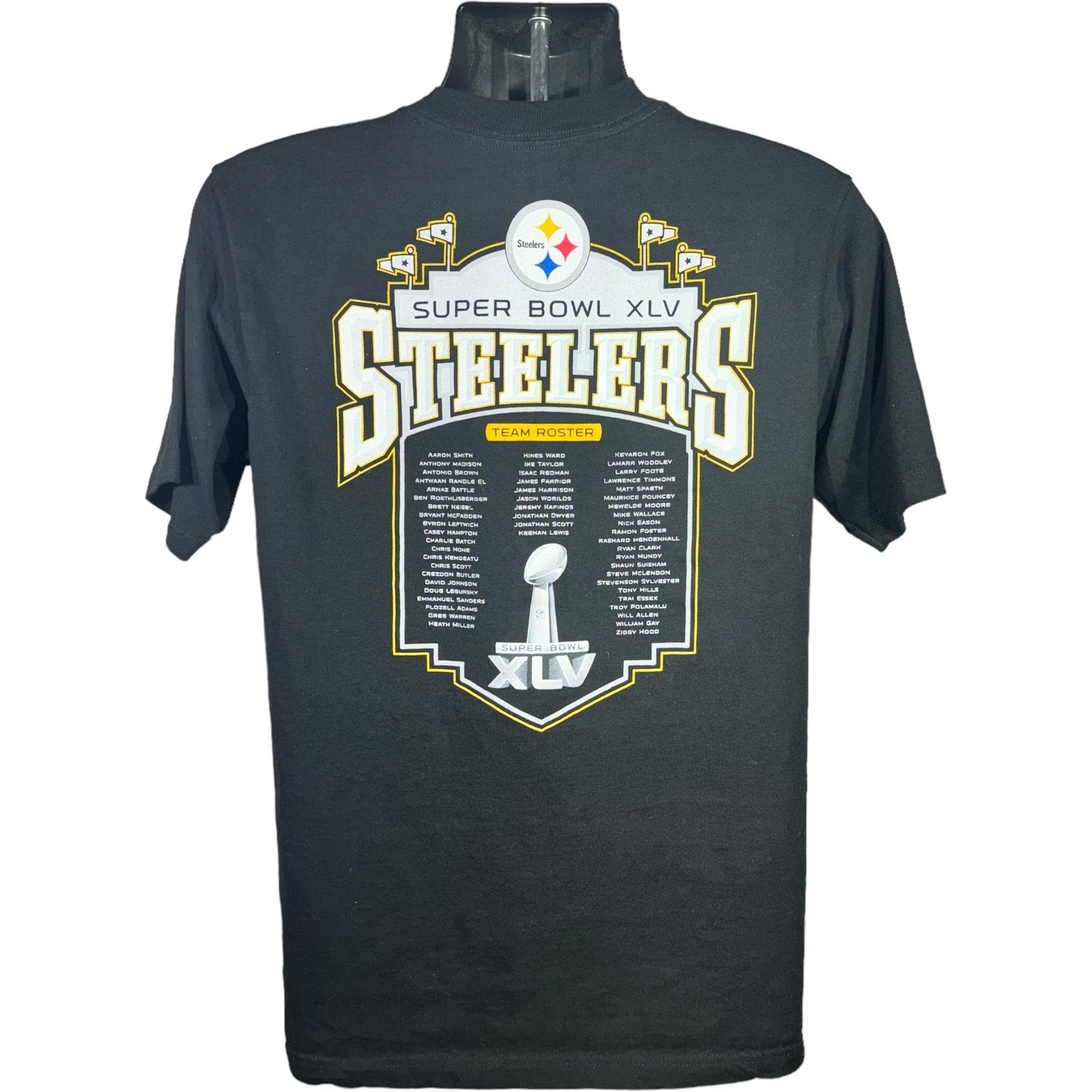 Collection of Reebok Superbowl XLV Pittsburgh Steelers Tee in a gallery layout