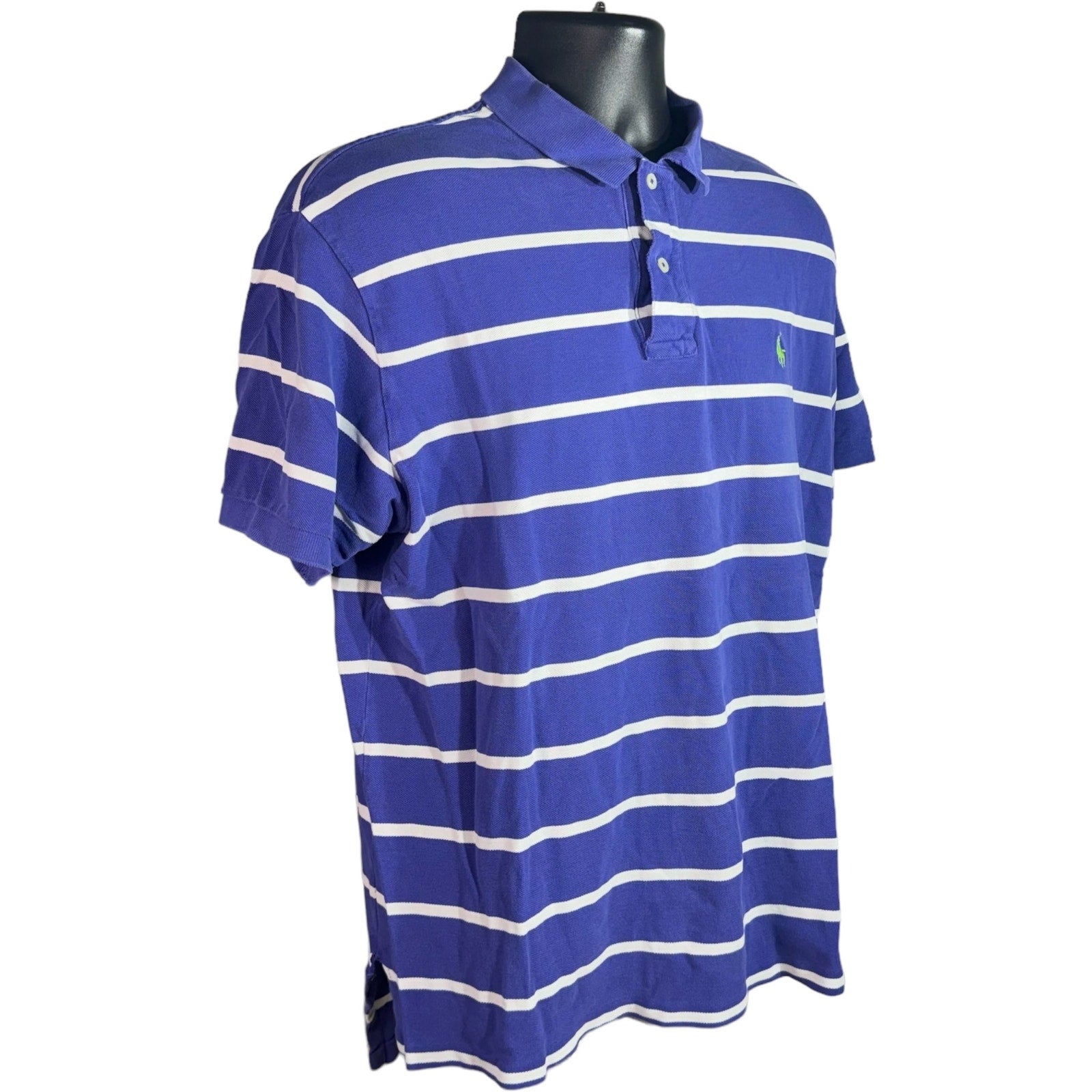 Collection of Polo Ralph Lauren Striped Short Sleeve Polo in a gallery layout