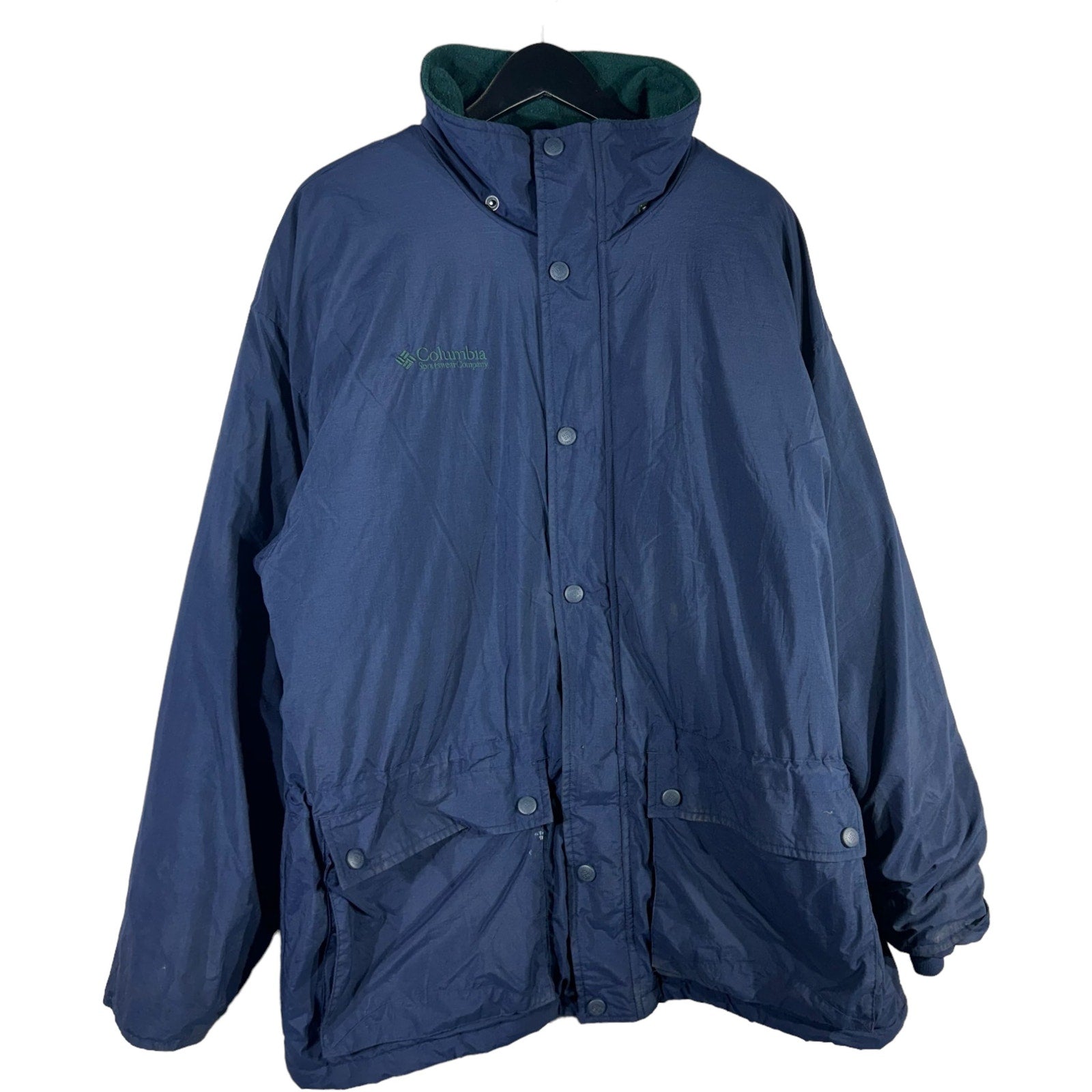 Collection of Columbia Button Down Puffer Jacket in a gallery layout