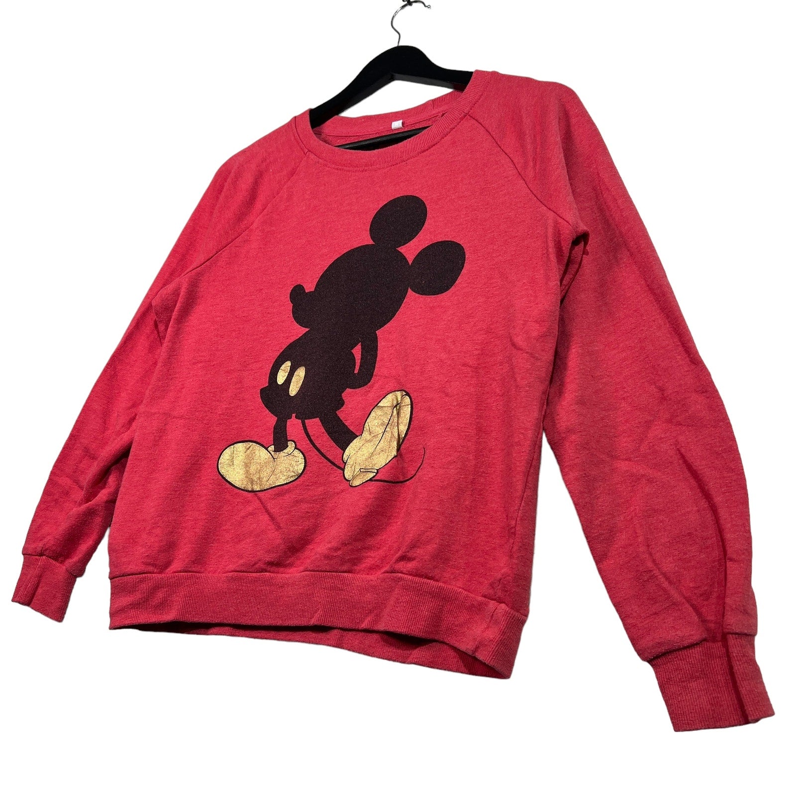 Collection of Disney Mickey Mouse Shadow Graphic Women's Crewneck in a gallery layout