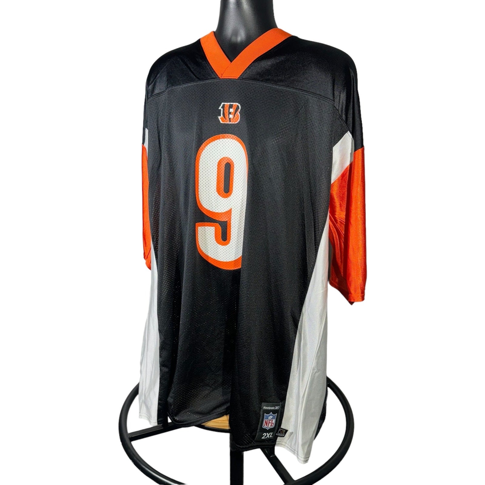 Collection of Cincinnati Bengals #9 Carson Palmer NFL Jersey in a gallery layout
