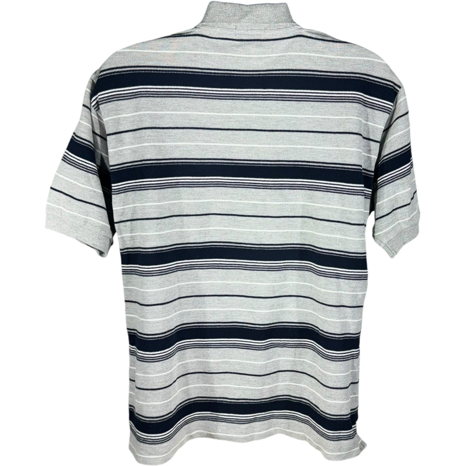 Collection of Lacoste Striped Short Sleeve Polo in a gallery layout