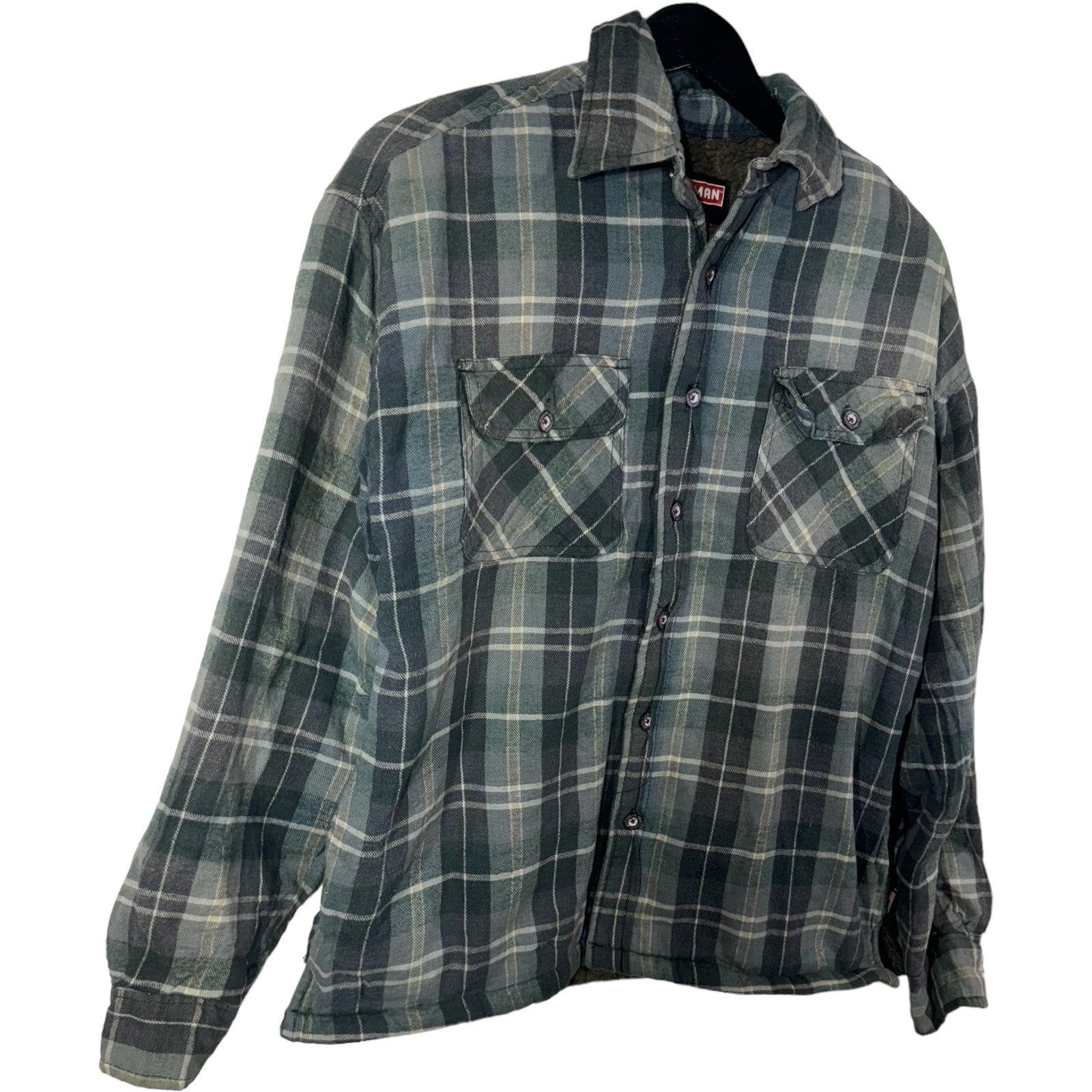 Collection of Craftsman Sherpa Lined Plaid Flannel in a gallery layout