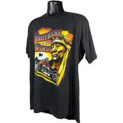 Collection of Vintage "Brothers Of The Wind" Motorcycle Tee in a gallery layout