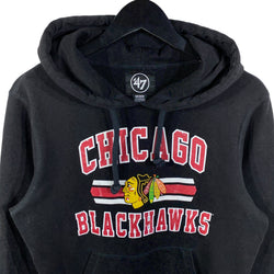 Collection of '47 NHL Chicago Black Hawks Hoodie in a gallery layout