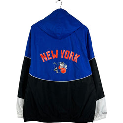 Collection of Mitchell & Ness New York Knicks Hooded Light Jacket in a gallery layout