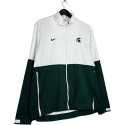 Collection of Nike Michigan State Trojans Full Zip Light Jacket in a gallery layout