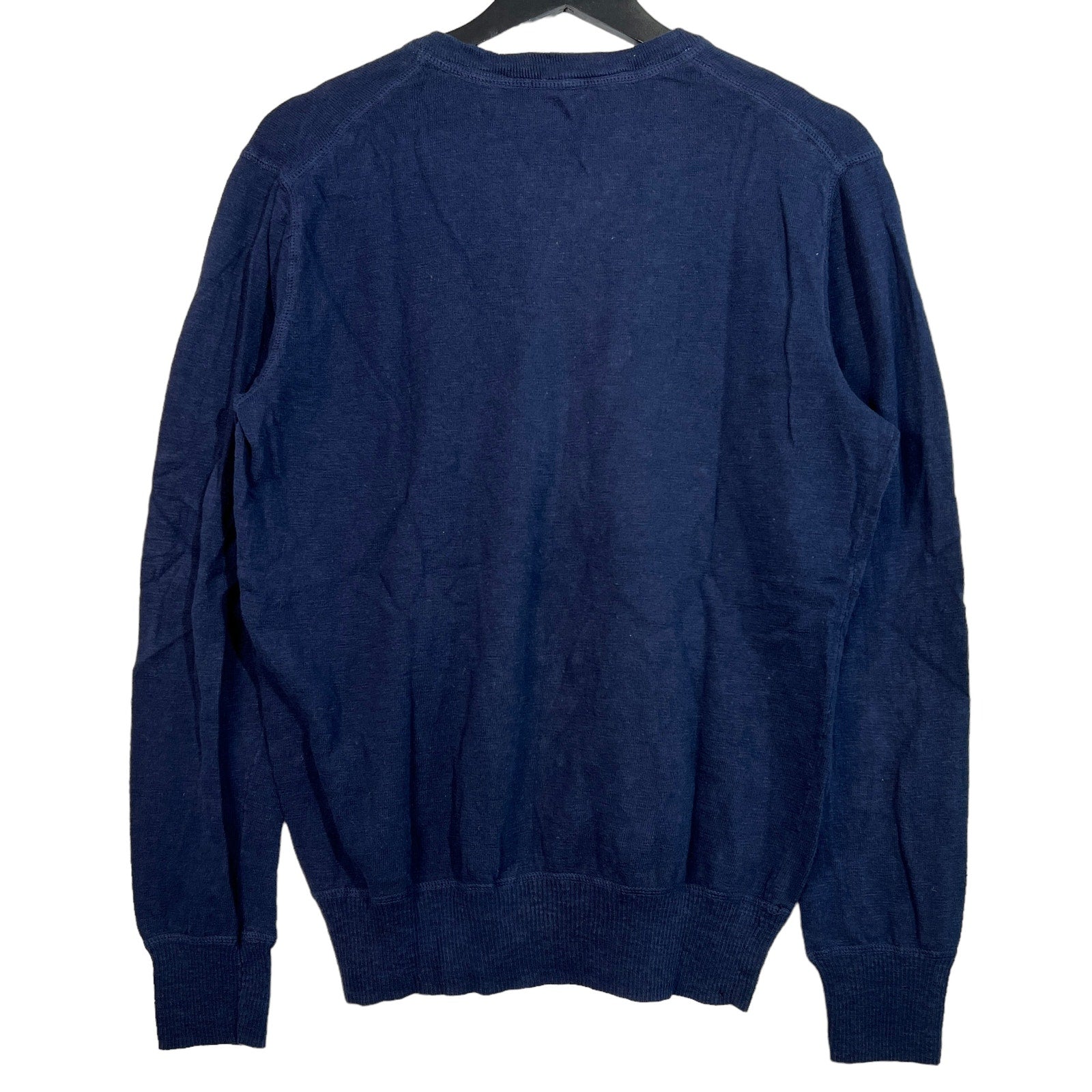 Collection of American Eagle Cotton V-Neck Sweater in a gallery layout