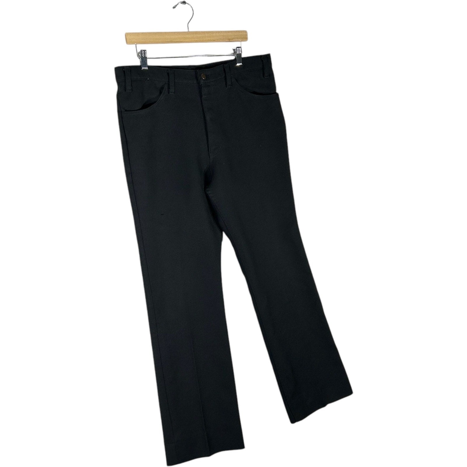 Collection of Vintage Levi's 100% Dacron Polyester Chino Pants 38x34 in a gallery layout