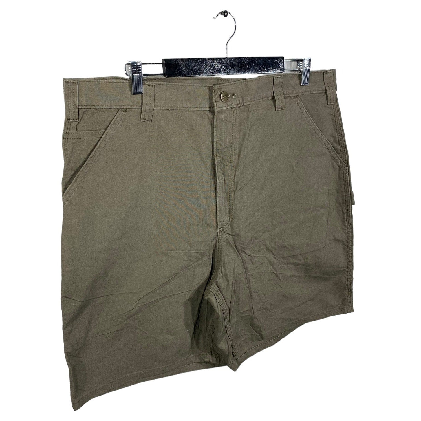 Collection of NWT Carhartt Carpenter Chino Shorts 40 in a gallery layout